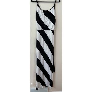 WHBM XS | Striped Maxi Dress